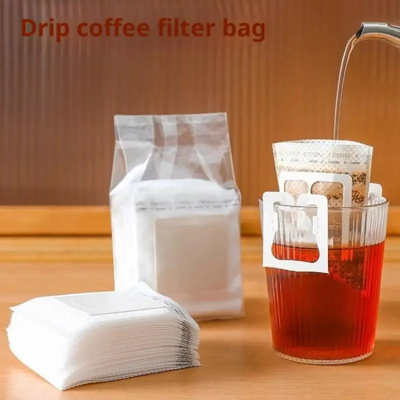 Rückstandsfreie Einweg-Kaffeefilterbeutel zum Aufhängen, tragbare Tropffilter 10/25/50 Stück für den Gebrauch zu Hause, auf Reisen, beim Camping und im Büro. – Detail 17