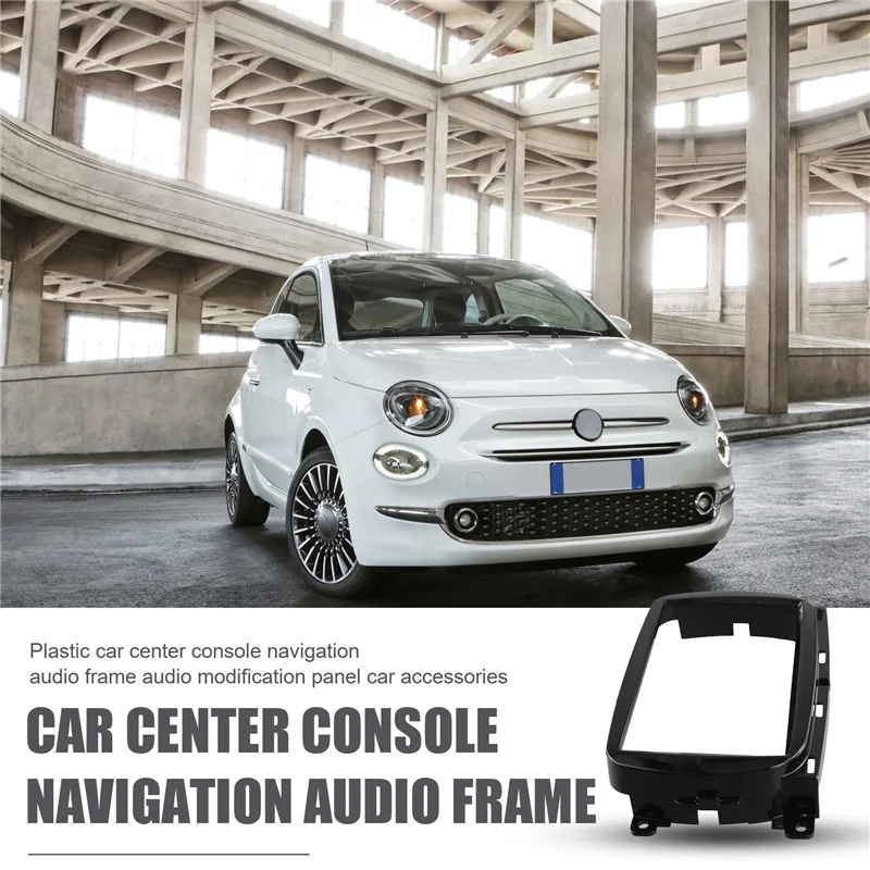 

Durable-Car Radio Fascias Frame For Fiat 500 2015 Android Big Screen Dask Kit Fascia Frame 2Din Car Dvd Frame