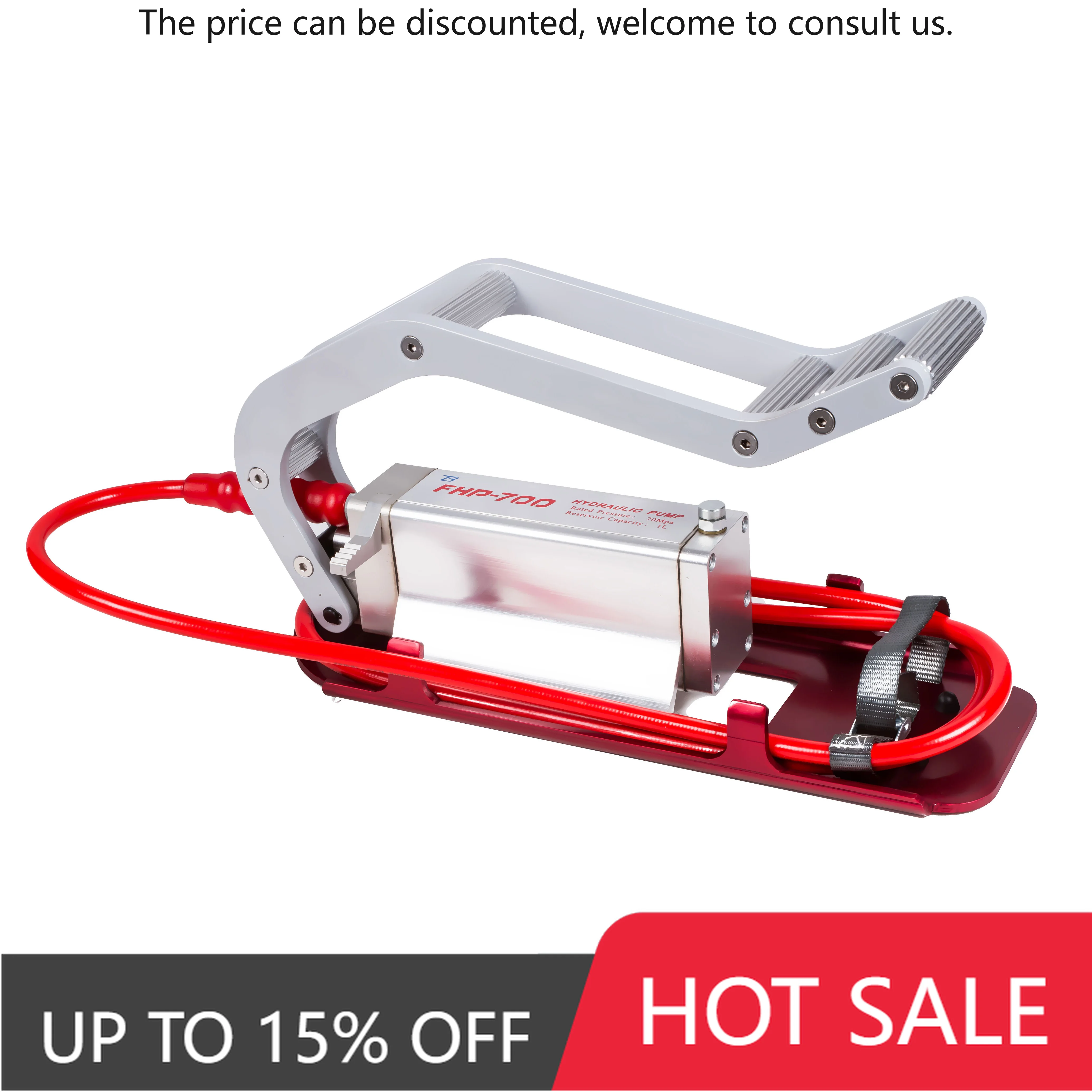 

FHP-700 China Manufacturer High Pressure 8.6kg 700Bar Foot Hand Hydraulic Pump