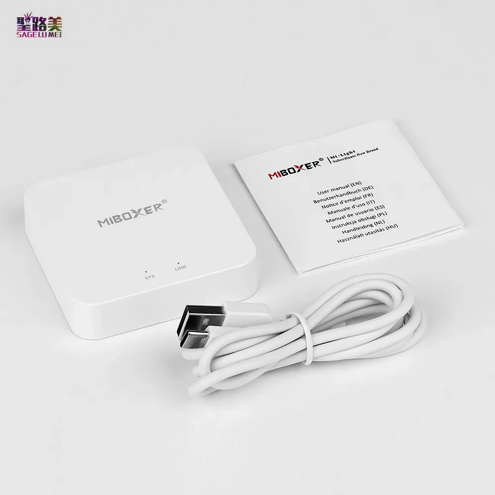 WL-Box2 LED WIFI Controller Smart Wireless 2.4GHz Gateway Voice WiFi RGB Controller Tuya Per Mi Boxer HA CONDOTTO LA Lampadina Lampada Della Luce di Striscia