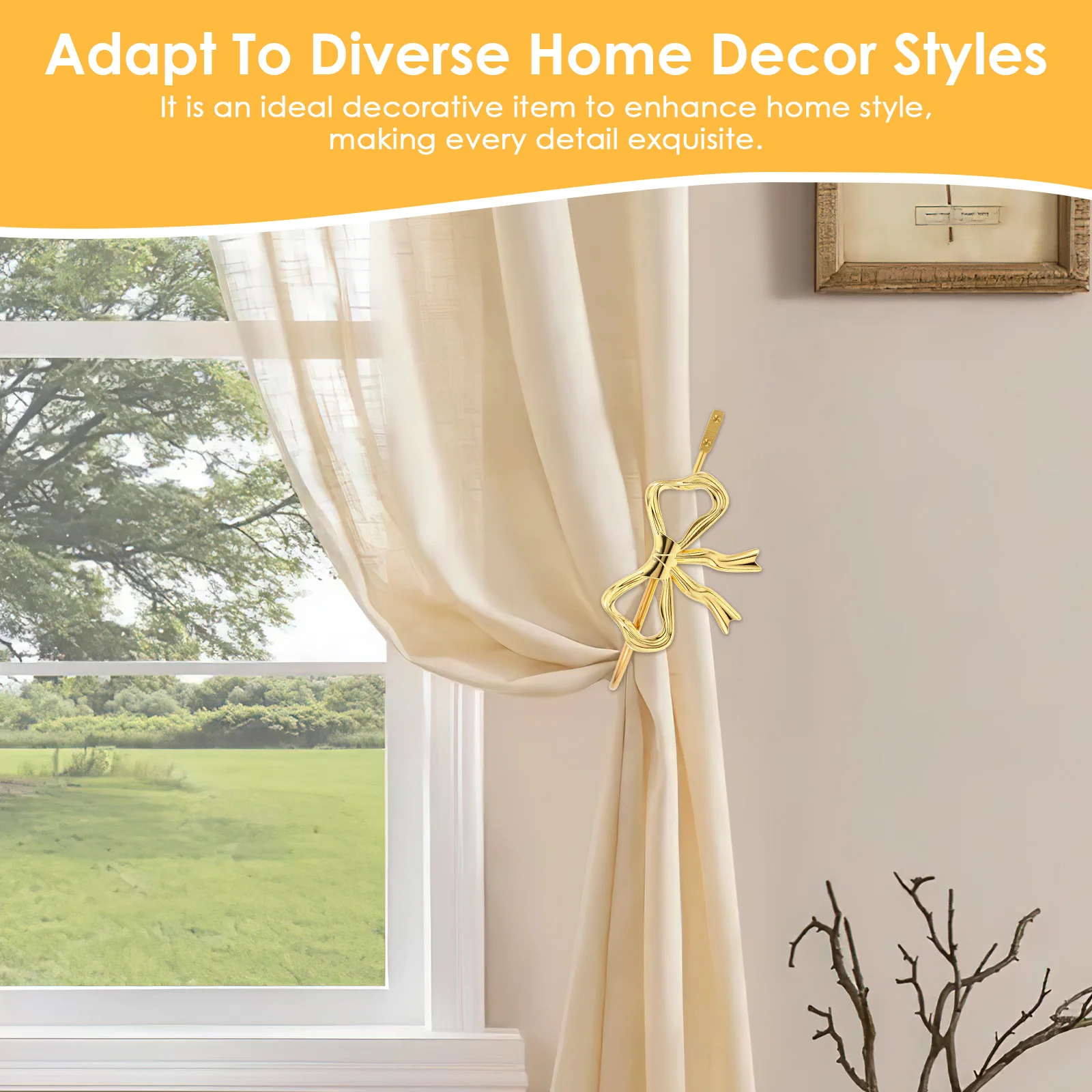 Thumbnail 3 - #45 Low Cost Curtain Holdbacks & Tassels That Work