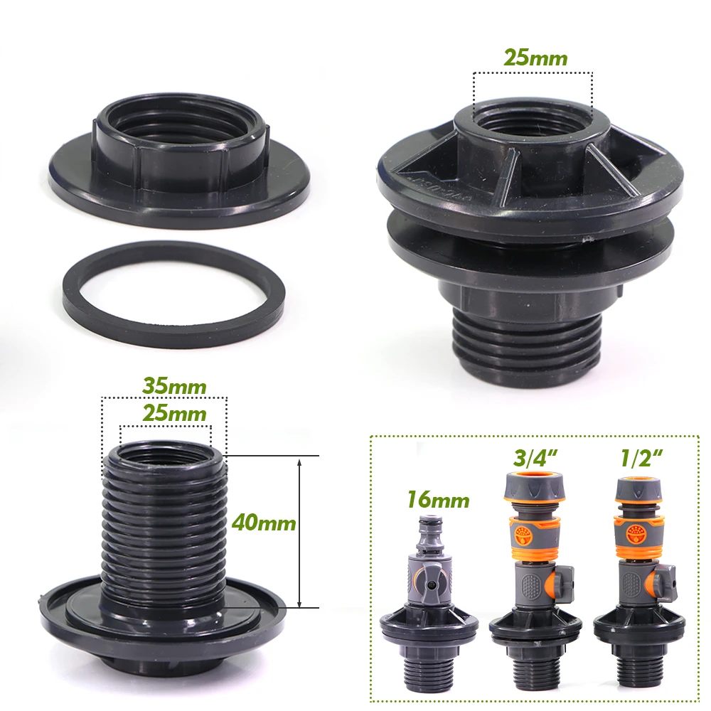 المطر برميل صمام محول صنبور لحديقة الزراعة تخزين المياه الحاويات حمامات السباحة خزان الحاجز ختم المناسب الاتصال السريع