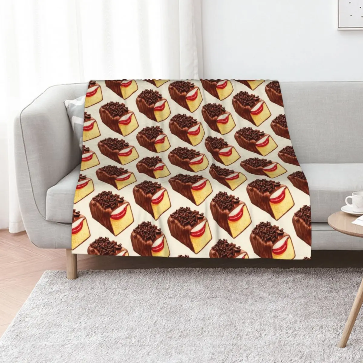 

Gansito - White Throw Blanket Soft Bedroom Blanket for Night Sleeping