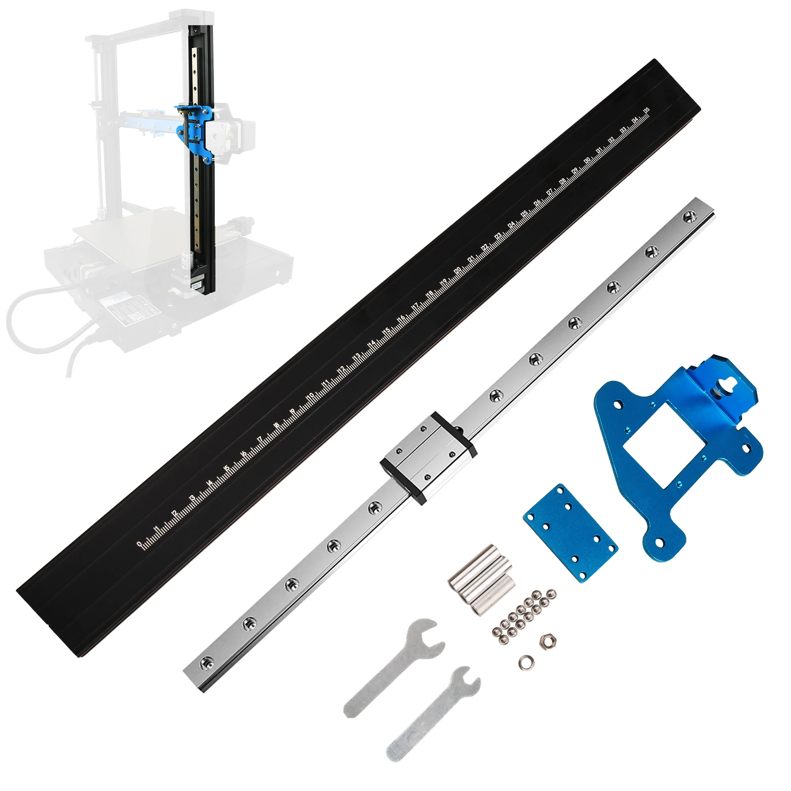 High Precision 3D Printer Ender 3 S1 Pro Linear Rail Kit  X Axis Z Axis Linear Guide Kit for Creality Ender-3 V2/Ender-3 S1/Pro