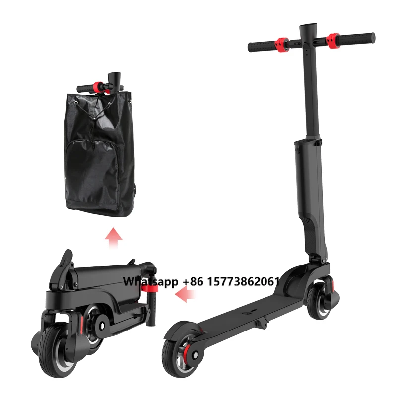 

Mini Folding Two Wheel Adult Electric Scooter Waterproof 250W Motor Maximum Speed 25km/h Small Lithium Battery