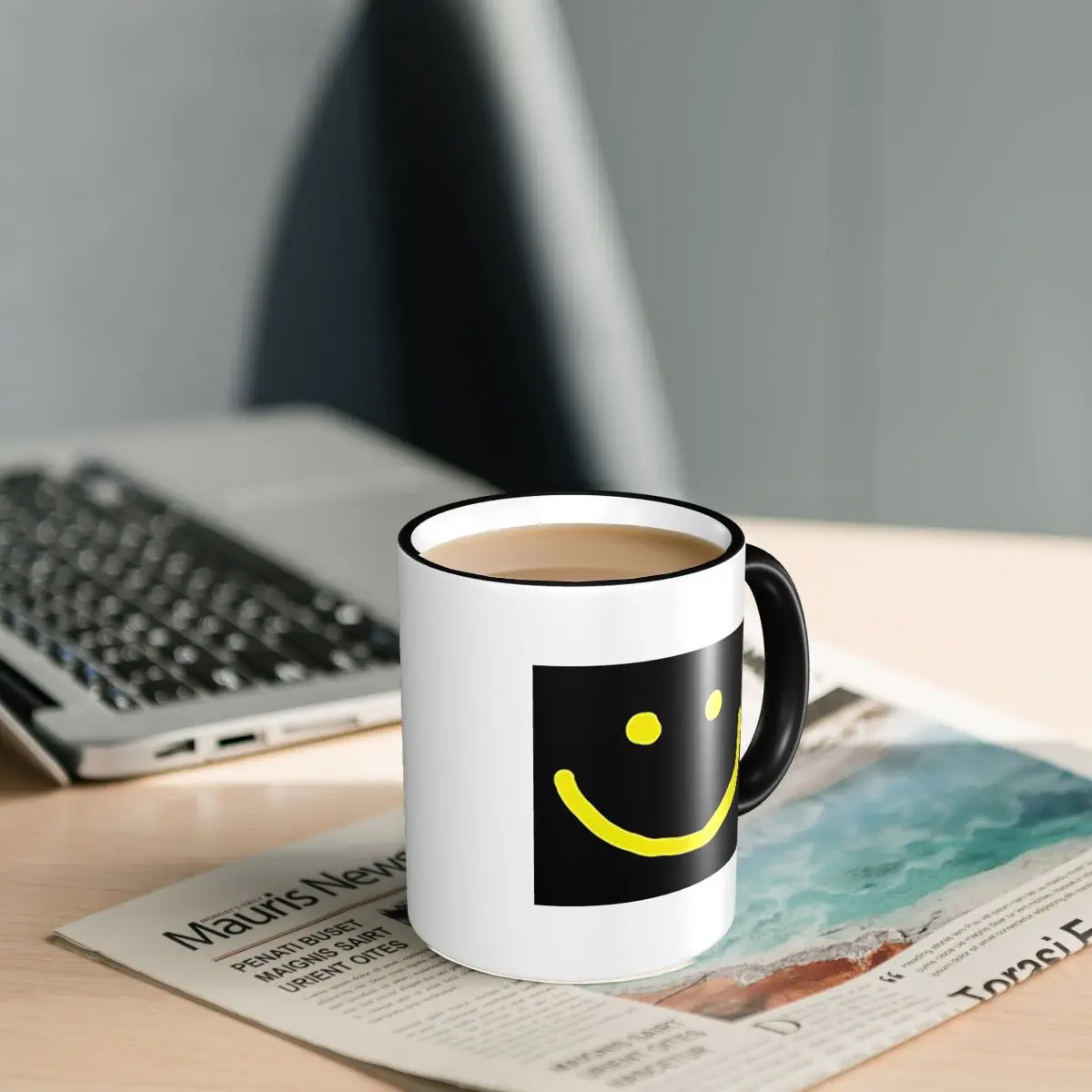 Pluribus TV Show Yellow Smiley Mug Funny Ceramic Coffee Cups Tea Mugs Milk Cup Drinkware Gifts for Woman Man