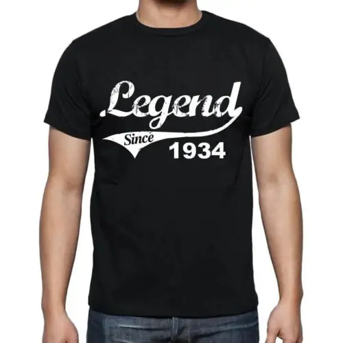 Heren Grafisch T-Shirt Legende Sinds 1934 – Legend Since 1934 – Cadeau voor