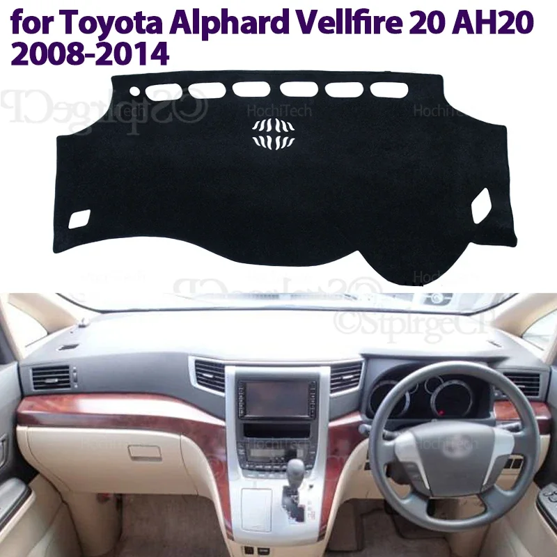 

Dashboard Cover Protective Pad For Toyota Alphard Vellfire 20 AH20 2008-2014 Car Accessories Dash Board Sunshade Anto-UV Carpet