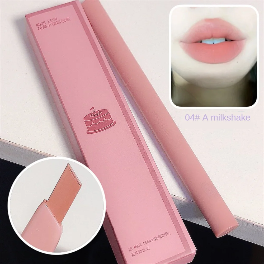 Women Girl Non-stick Cup Lip Liner Pen Waterproof Long-lasting Matte Lipstick Pencil Lip Tint Matte Lip Liner Makeup Cosmetics