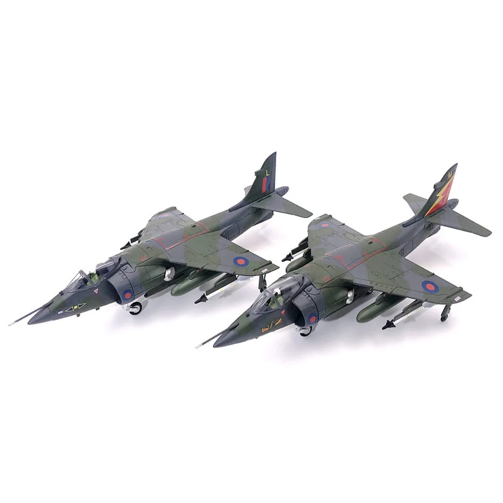 1:72 British Marines Harrier Jump Fighter Jet Plane Diecast Metal Airplane Aircraft Ornament Model Boy Birthday Toy Gift