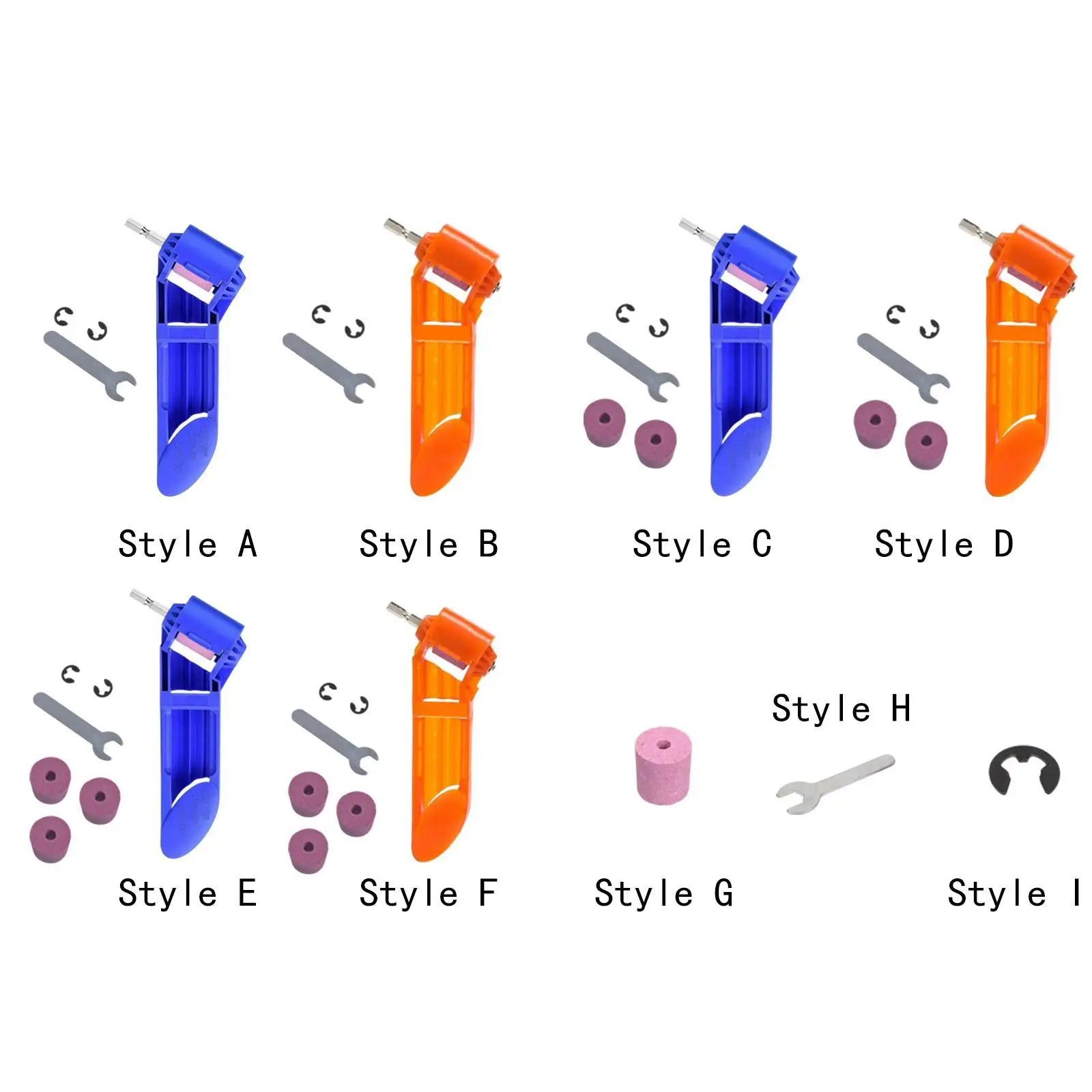 Twist Drill Bit Grinder 1/4 inch Hex Shank Attachment Drill Sharpening Tool