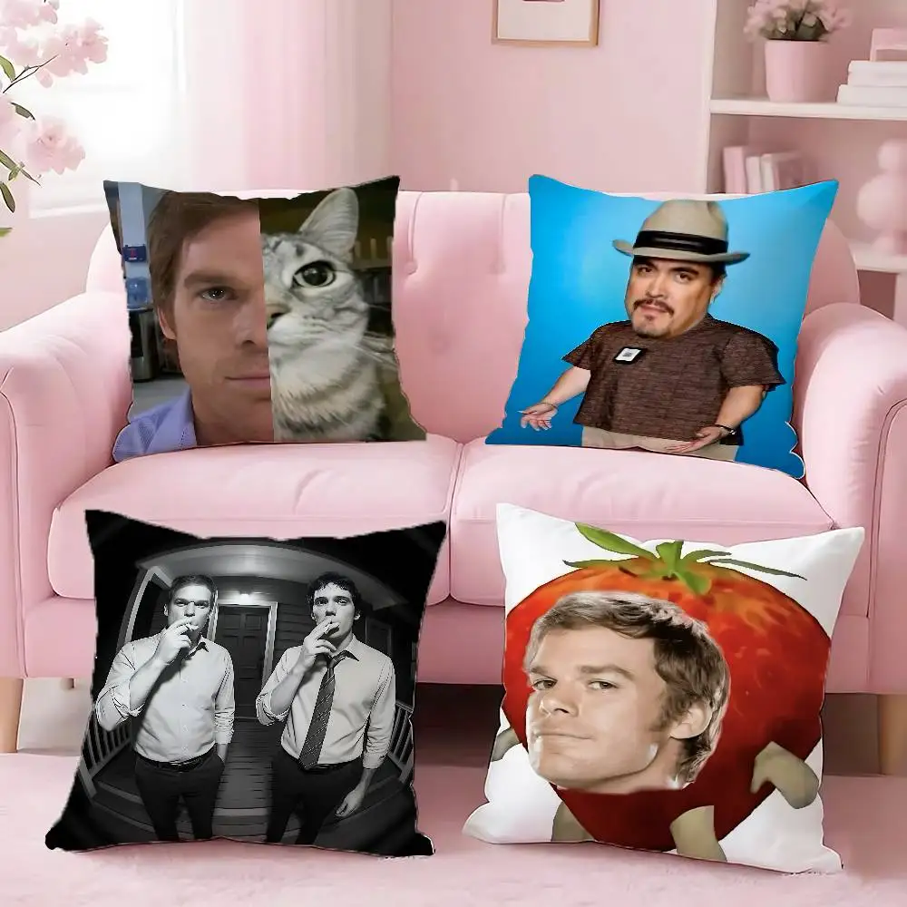D-Dexter Morgan كيس وسادة لديكور الأريكة سيارة مكتب غرفة الطباعة غطاء الوسادة الزينة والحامي
