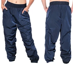 ABCDE Fitness Clothes Dancing Casual Men's and Women's Quick-drying Loose Pants Pleated Pants Legs and Side Stitching New