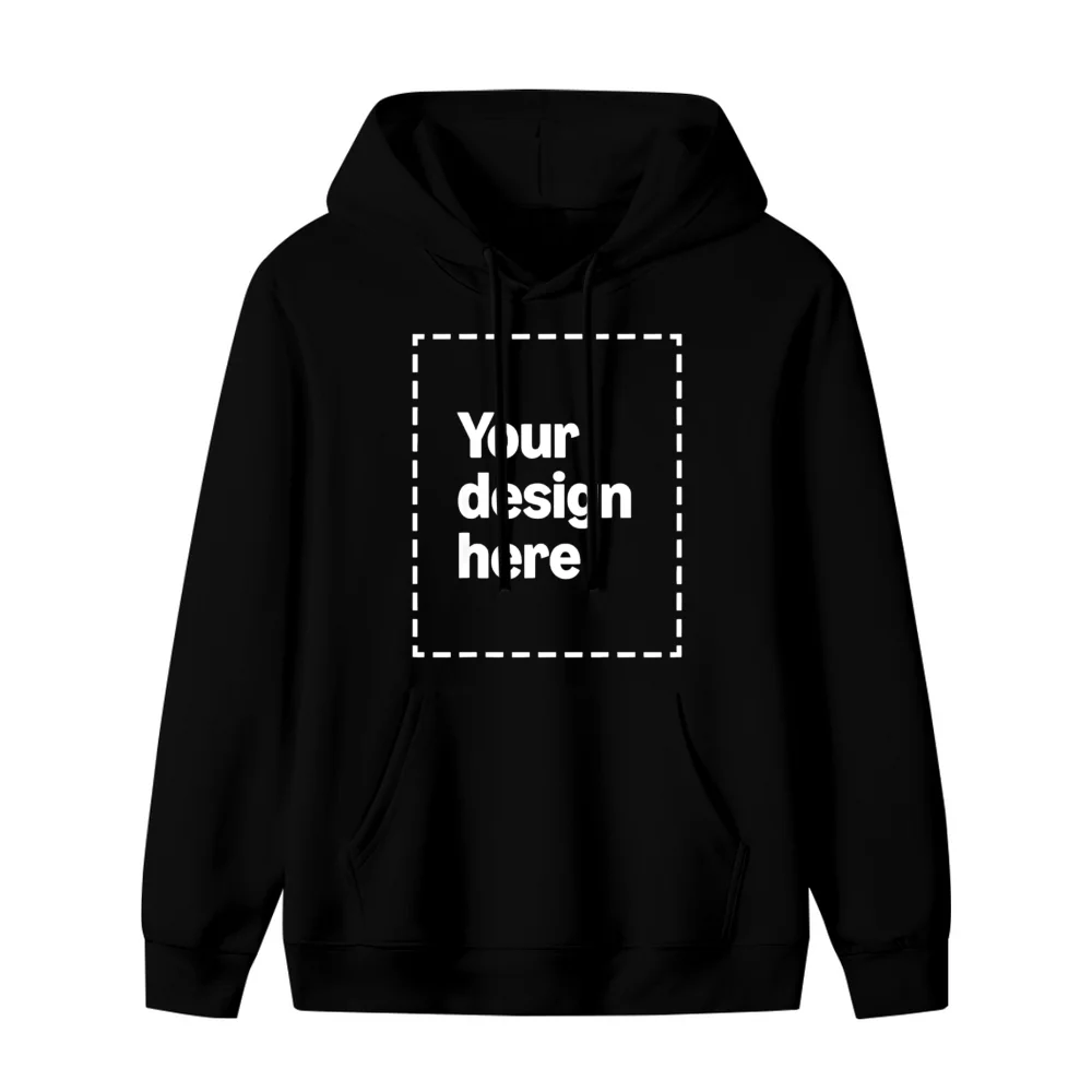 

Custom Printed Hoodie | Personalized Chest/Back Design Hooded Sweatshirt | Unisex Heavyweight Pullover Hoodie Printed in USA Bul