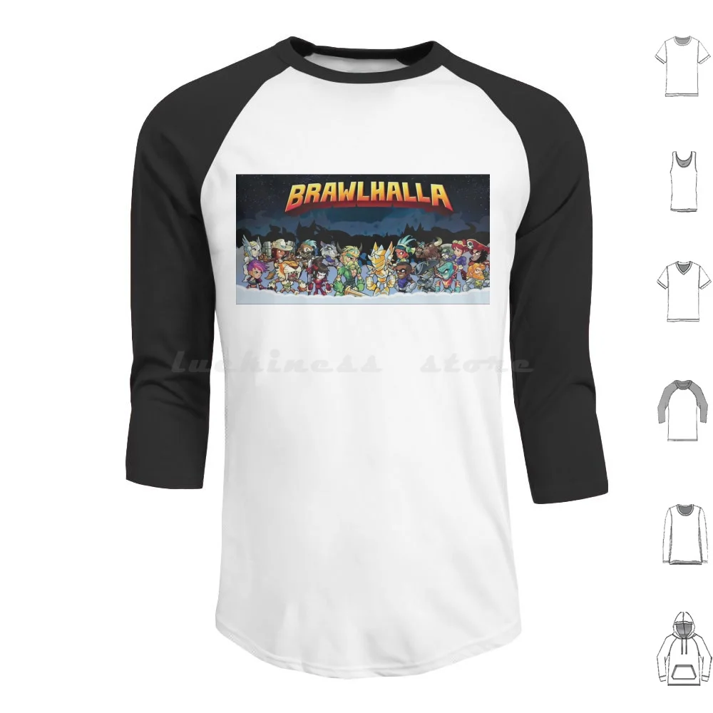 Brawlhalla Hoodies Long Sleeve Brawlhalla Game War Anime Videogame Boys