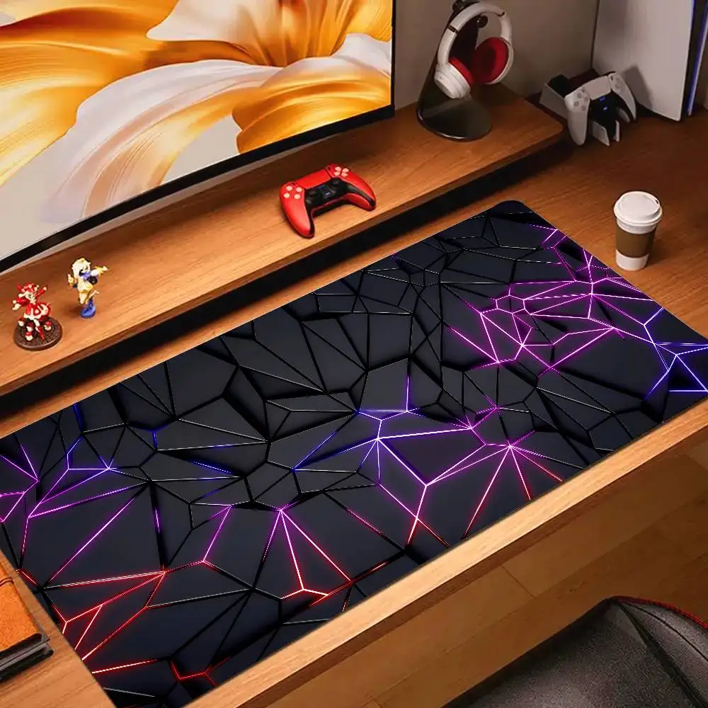 Geometric Pattern Mouse Pad Gamer Mouse Pads Laptop Keyboard Mausepad XXL Large Mousepad Gaming Rubber Non-slip Office Desk Mats