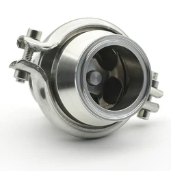 Suitable For 19-102mm Sanitary Grade 304/316 Stainless Steel Three Clamp Outer Diameter 55.5-119mm Vertical Check Valve 1.5 