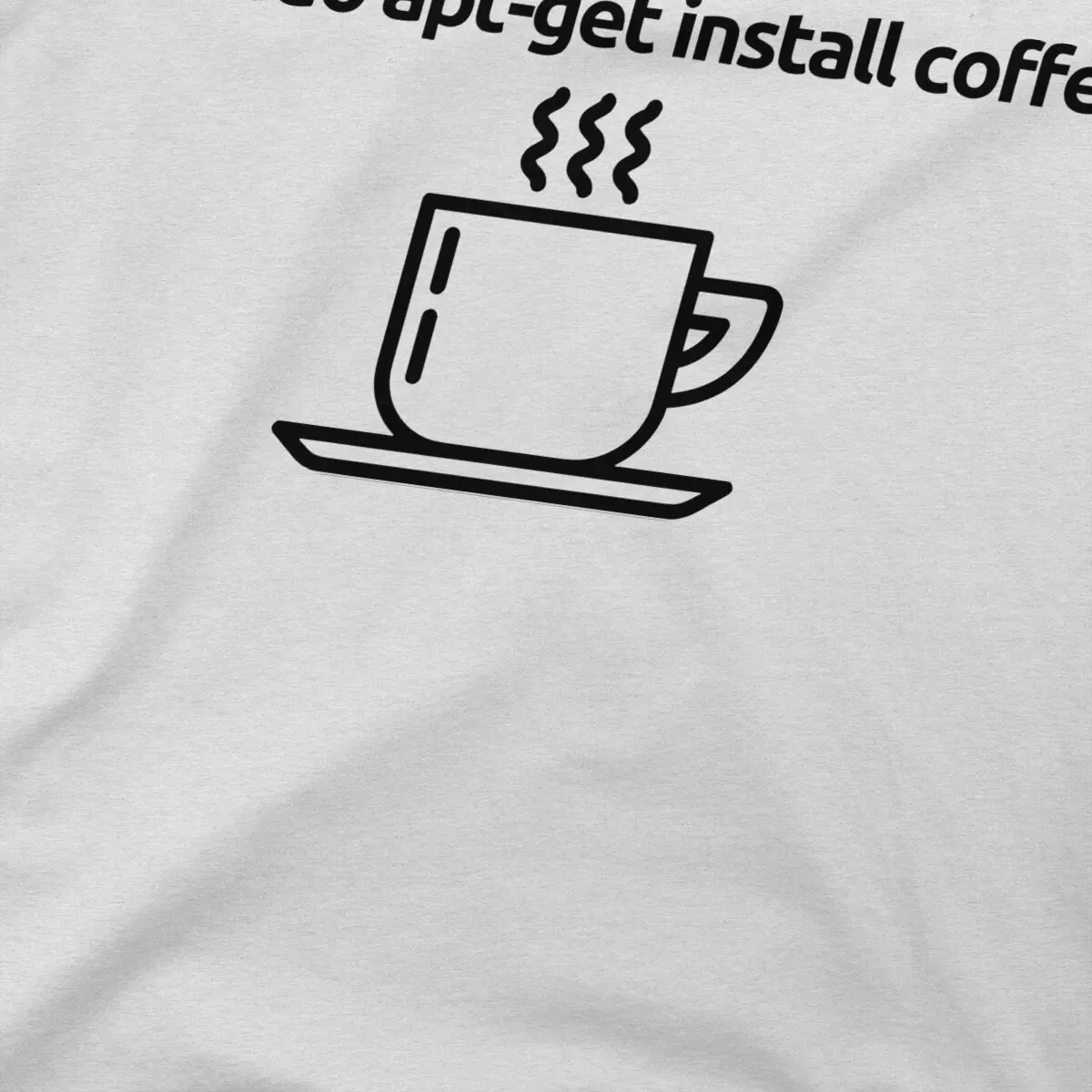 UTER Programmer Code Linux Linux Sudo Apt Get Install Coffee Funny Linux Command Line Tshirt Graphic Men Tops Polyester T Shirt