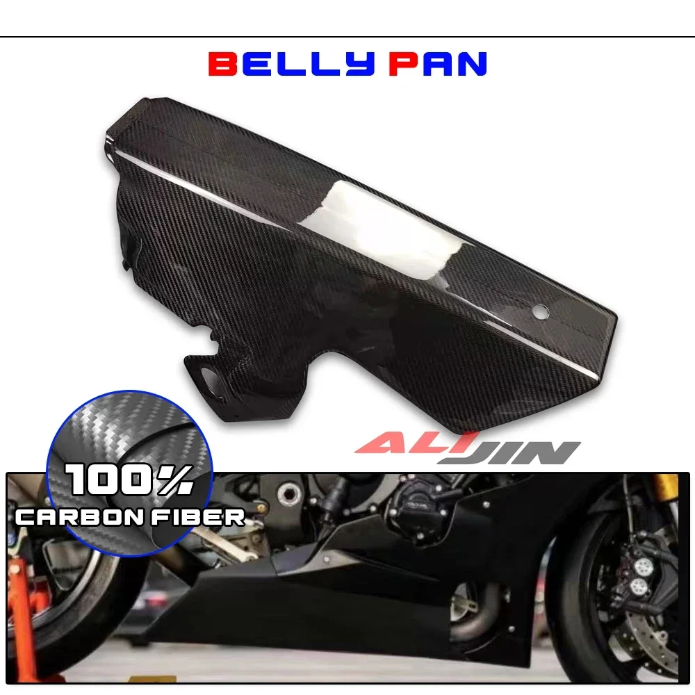 

100% Real Dry Carbon fiber For YAMAHA YZF R1M YZFR1 R1 2020-2023 Motorcycle Race Belly Pan Lower Racing Fairings Accessories