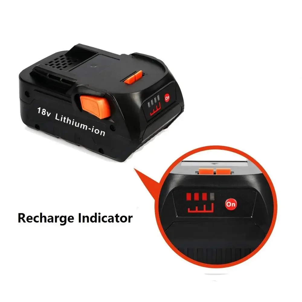 Kompatibel dengan RIDGID R 840086   R 840083   Baterai Pengganti Lithium Ion 18-Volt 5,0Ah