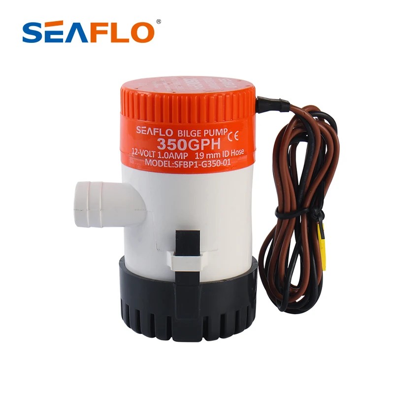 ปั๊มน้ําท้องเรือ 12v Submersible 1100Gph ปั๊มน้ําด้วยตนเอง 12v Dc ปั๊มน้ําท้องเรือ