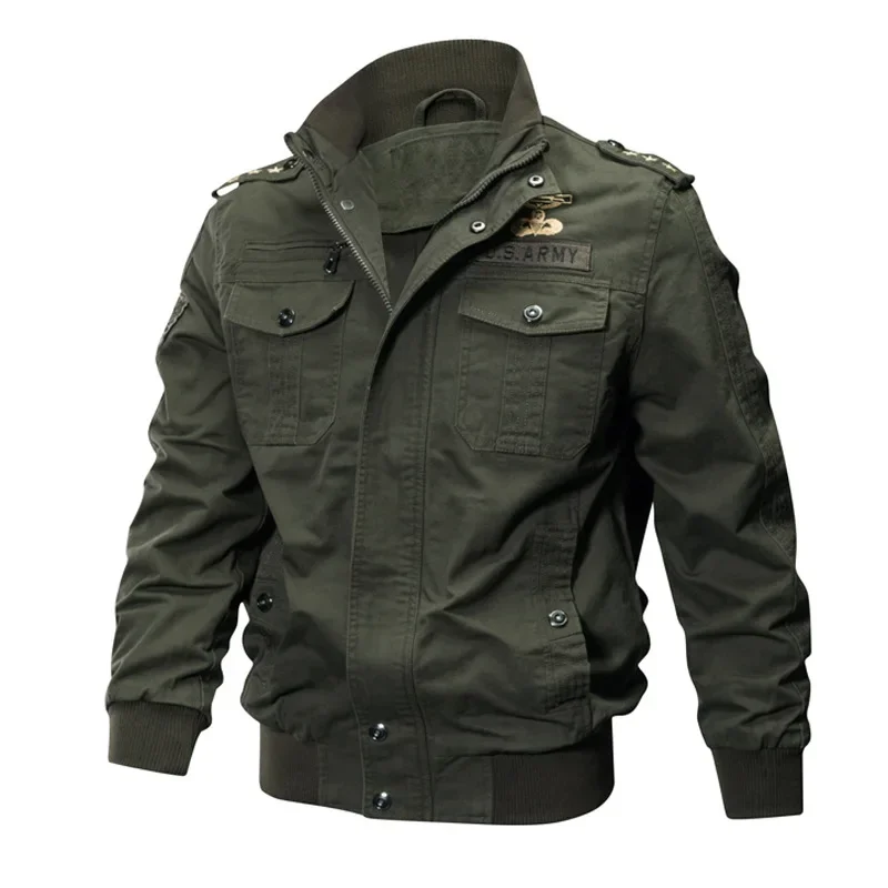 

outdoor Jacket Men Wwii German Uniform Tactical Clothing for Men Winter Thermal Jacket Work Wear Men Heavy Duty