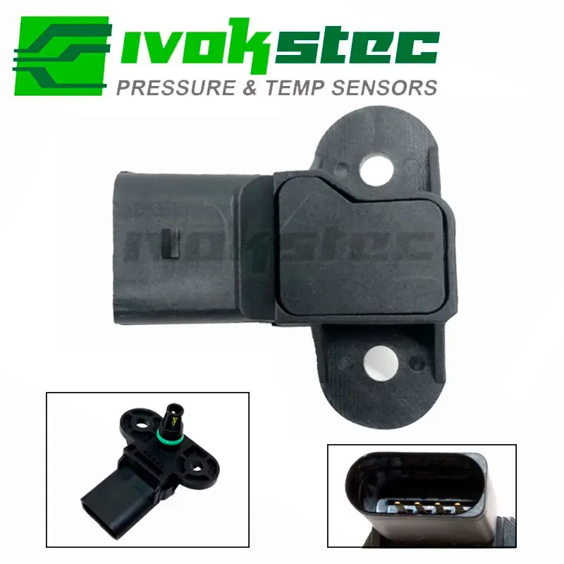 

MAP Pressure Sensor 03C 906 051 For VW Eos Polo Jetta Golf Passat Bora Touran Audi A3 A4 A6 Q5 Skoda Seat 03C906051 0261230095