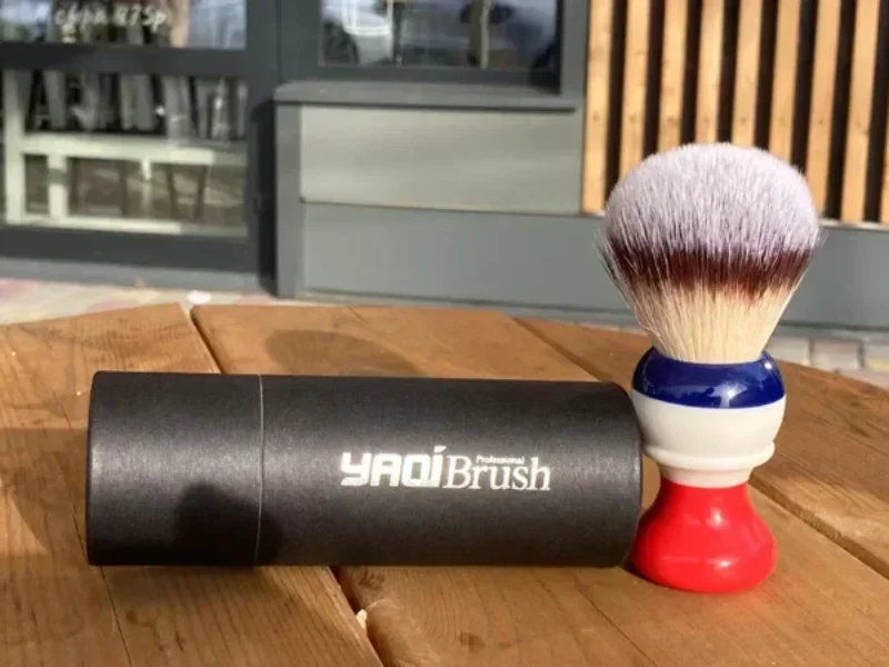 2026 YAQI Freedom 24mm Synthetikhaar-Pinsel für Nassrasur, Professionelles Reise-Bartpflege-Werkzeug für Männer – Detail 16