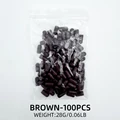 Brown100pcs