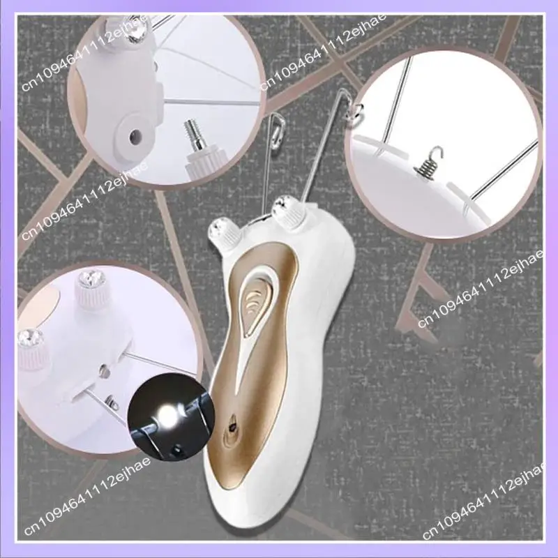 N83R Electric Women Epilator Men Body Face Leg Neck Facial Hair Remover For Lady With Cotton Thread Makeup Cosmetic Tool