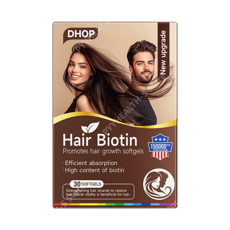 

Hair Biotin Softgels – Supports Healthy Hair with Biotin and Nutrients,for Hair Care 30 Softgels