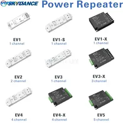 LED Amplifier 5V 12V 24V 36V DC Constant Voltage Power Repeater for Skydance Single Color CCT RGB RGBW RGBCCT Strip Controller