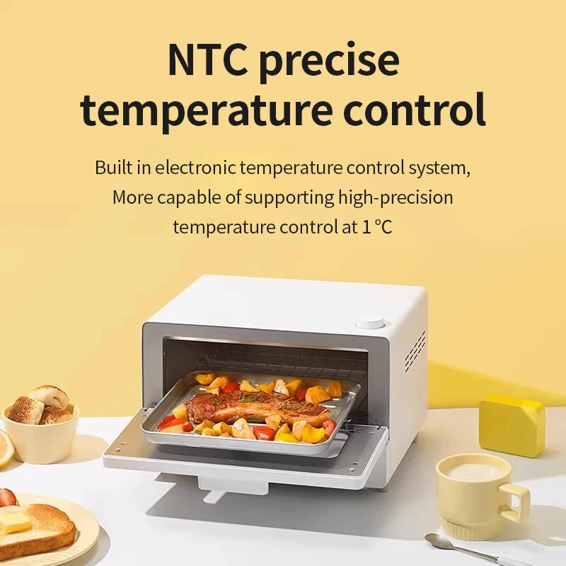 샤오미 스마트 스팀 미니 오븐 12L - 가정용, 소형, 공식 다기능 스팀기 및 베이킹 온도 조절