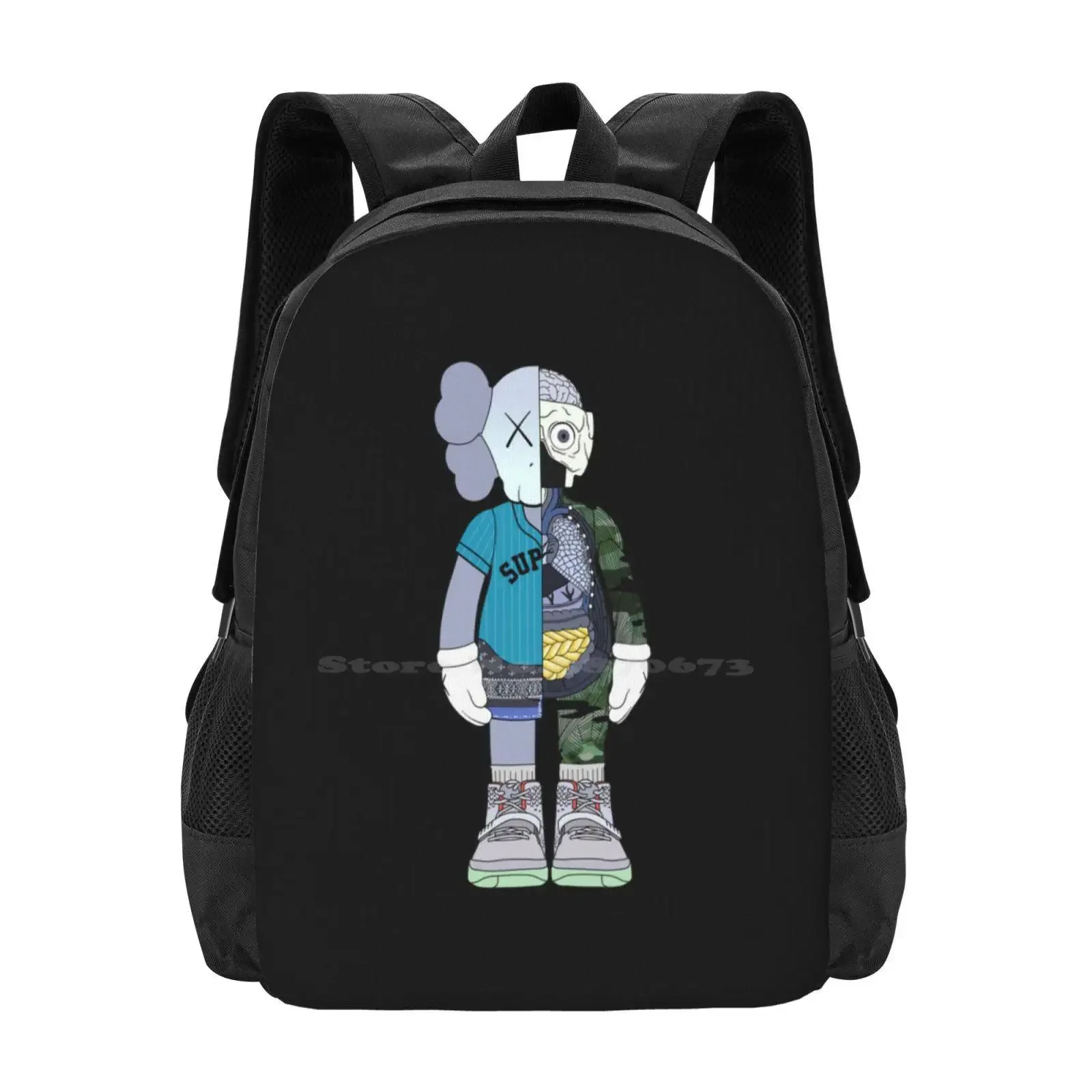 

Половина робота, горячая распродажа, школьный рюкзак, модные сумки, уличная одежда, Xx X цветок, на заказ, плавяный компаньон, редкий Sasame 1