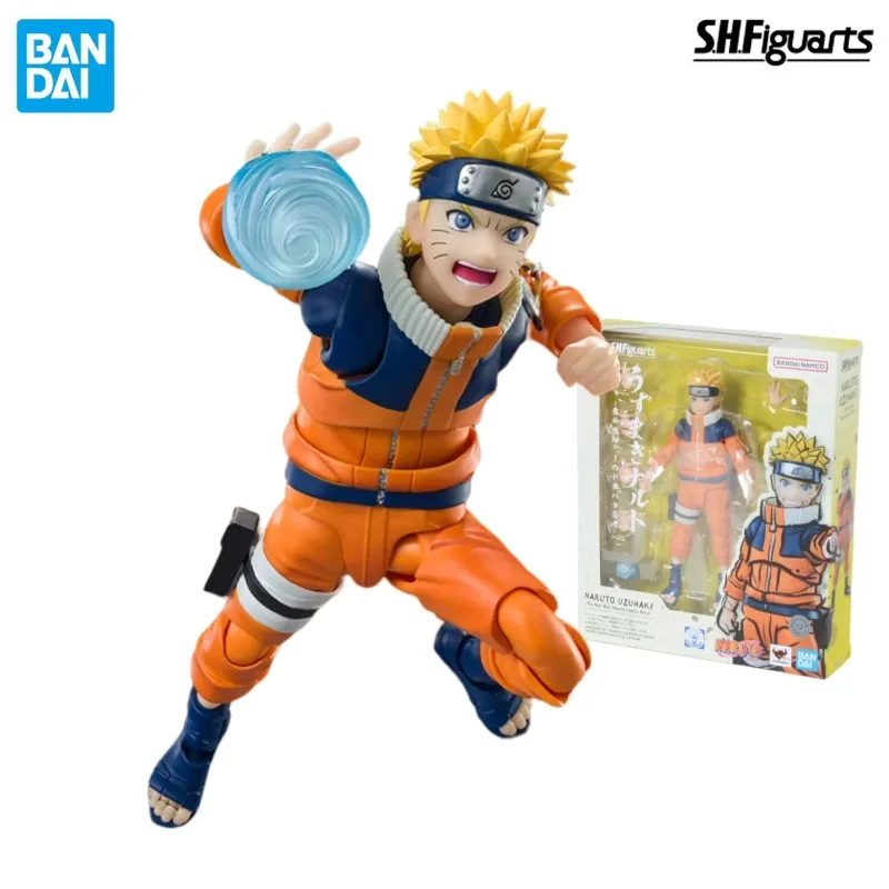 

BANDAI S.H. Фигуртс Оригинальное Аниме Naruto Ураганные Хроники Наруто Узумаки детство, самое непредсказуемое № 1, фигурка ниндзя