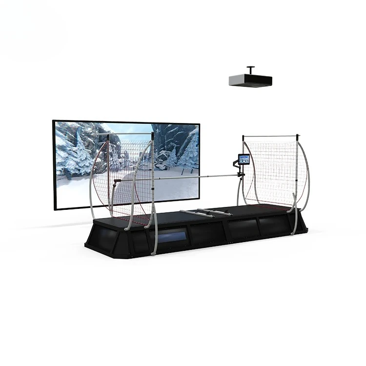 معدات ترفيهية للياقة البدنية واللياقة البدنية والجسم، محاكاة داخلية للتزلج، جهاز ألعاب تجاري كبير الكل في واحد #5