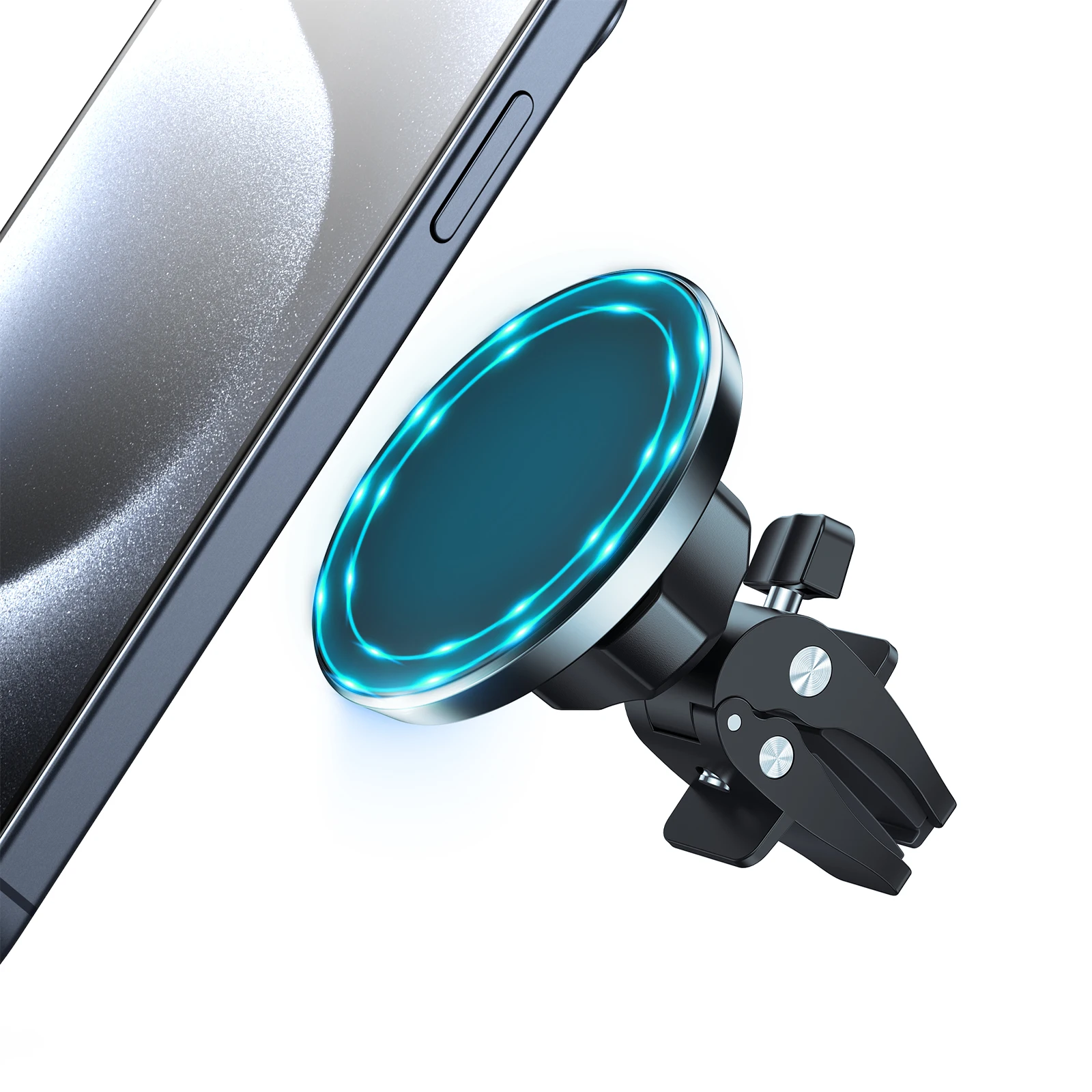

Strong Magnetic Car Phone Mount: Universal Cradle-Free Holder for All Smartphones Dashboard/Vent Mount