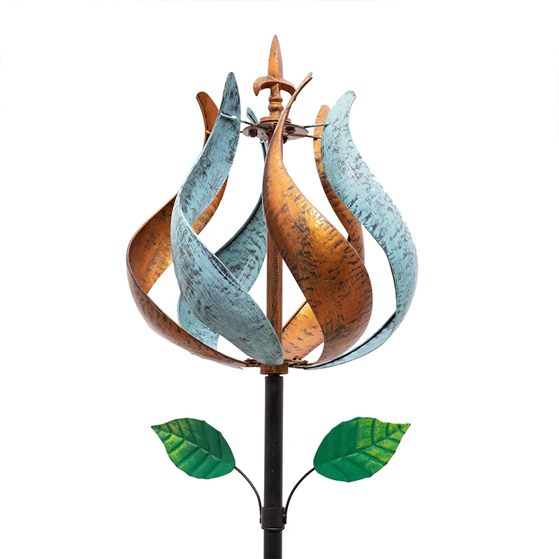 

Outdoor high-end creative tulip windmill garden villa home landscape thickened wrought iron simple, strong and durable