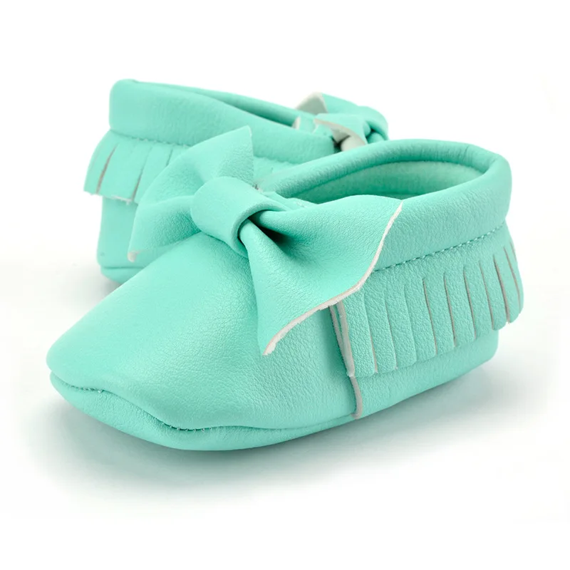 Die Neue Quaste Bowknot Weibliche Baby Schuhe Handgemachte Hohe Qualität Baby Mädchen Erste Wanderer Mode Schuhe Für 0-2 jahre Alt