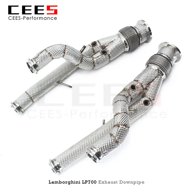 

CEES Downpipe For Lamborghini Aventador LP700-4 6.5 2011-2016 Automobile Exhaust System Exhaust Pipe Exhaust Downpipe