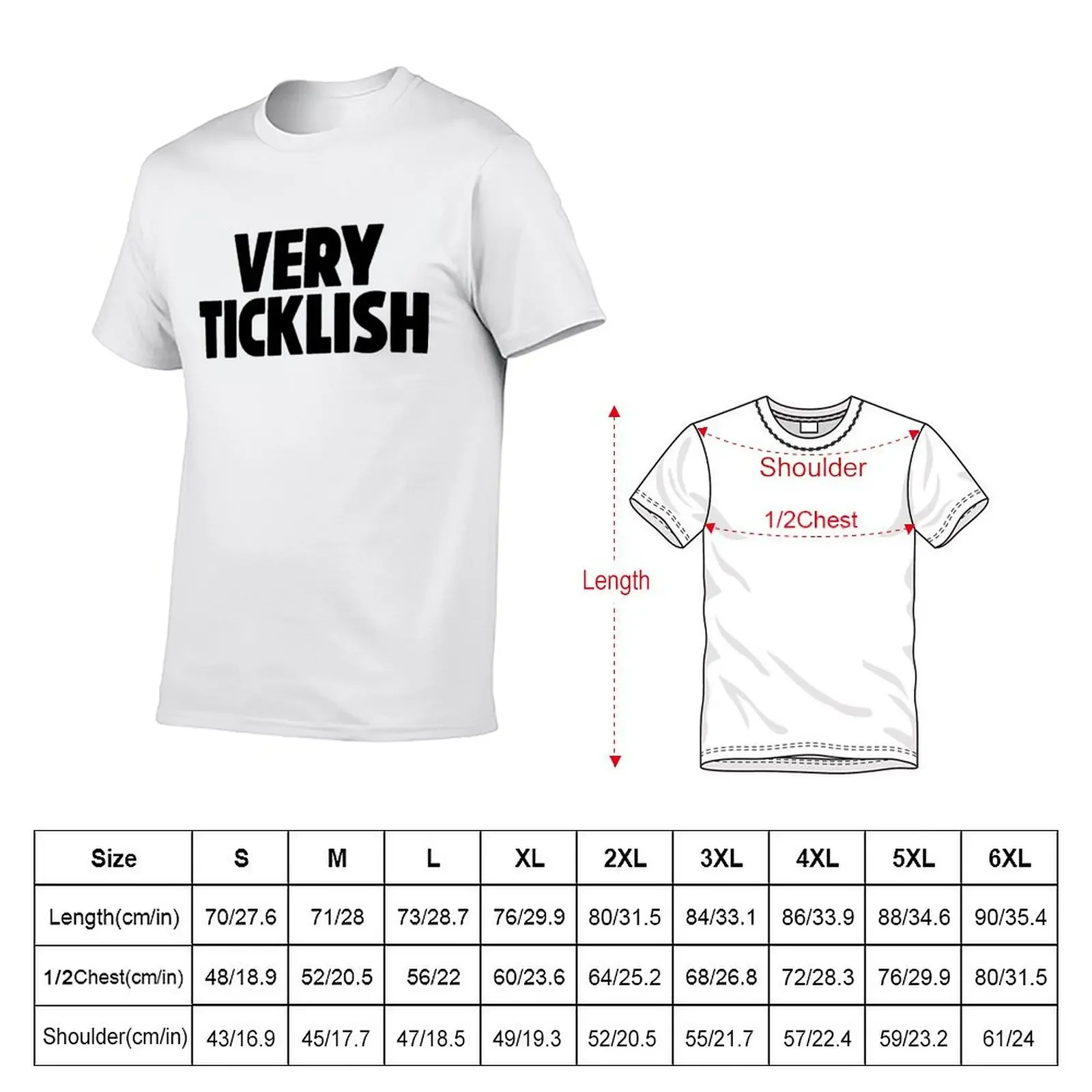 Very Ticklish ~ Joke Sarcastic Meme T-Shirt boys whites blanks mens graphic t-shirts funny