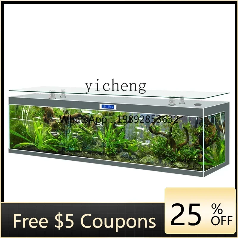 خزانة تلفزيون مربعة XX، خزانة سمكة، غرفة معيشة، أرضية منزلية كبيرة، حوض سمك كسول خالي من الماء