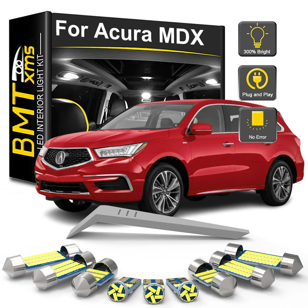 BMTxms LED Interior Light Bulb Kit For Acura MDX 2001-2012 2013 2014 2015 2016 2017 2018 2019 2020 2021 Car Trunk Lamp Canbus