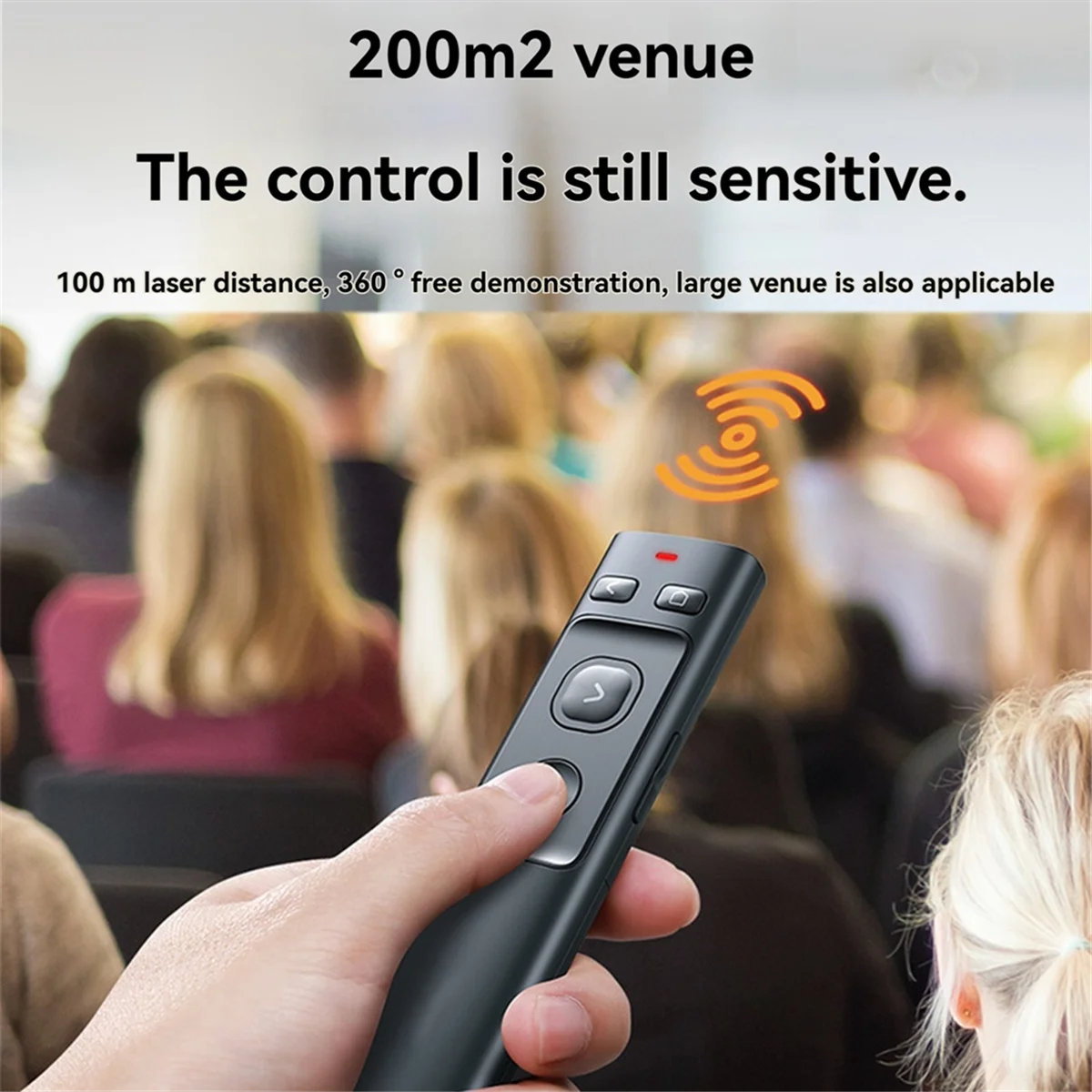 

A24UWireless Presenter Laser Pointer 2.4GHz Type-C Remote Controller PPT Pen for Projector USB Pointer Presenter