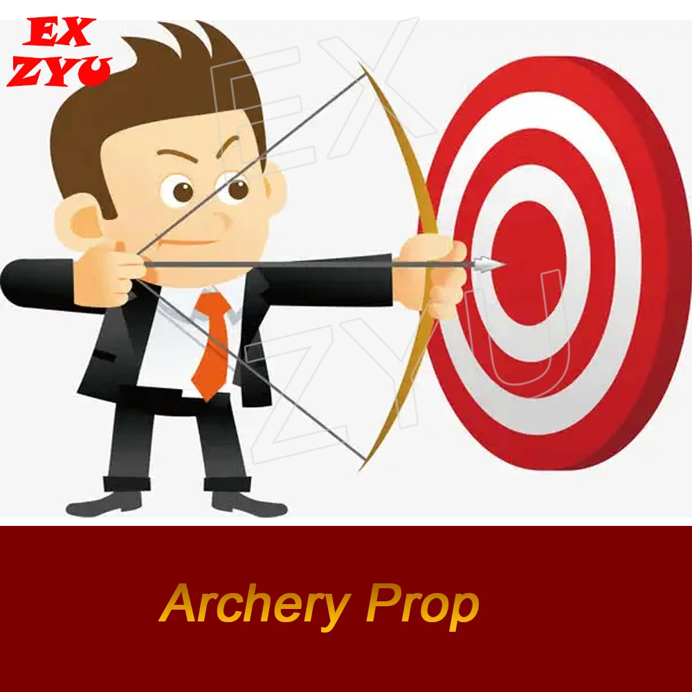 Escape Room Props Archery Prop Shoot the 4 arrows with light indicators to open the door adventure chamber room EX ZYU
