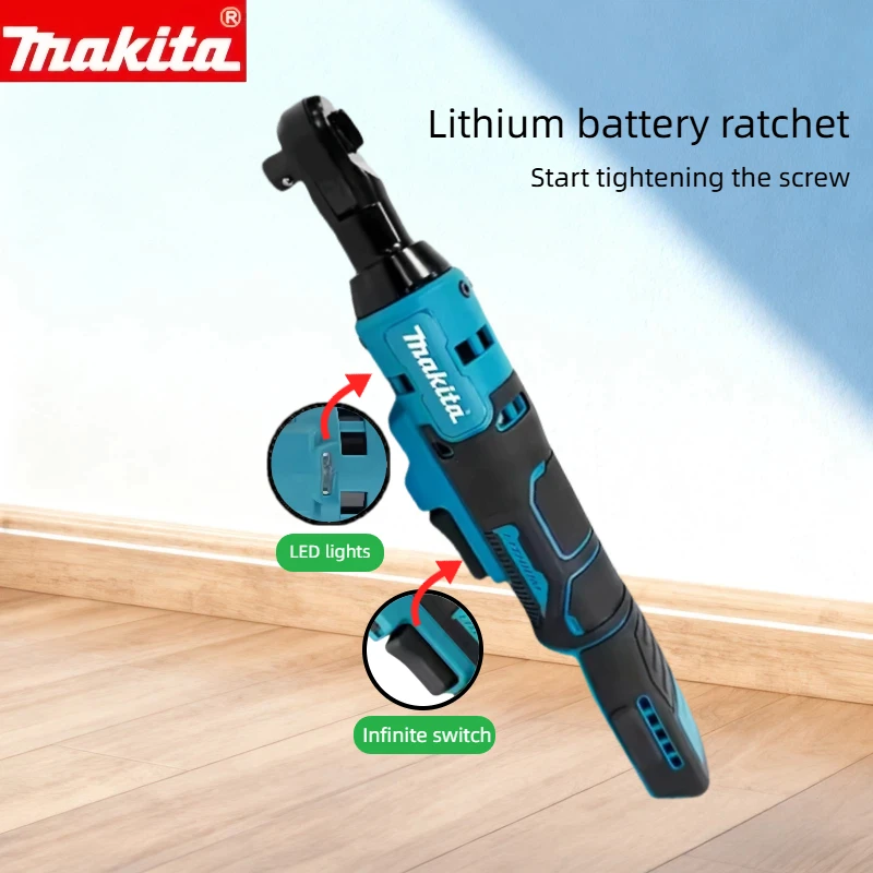 

Многофункциональный беспроводной гайковерт Makita 18В - бесщеточный электроинструмент с регулируемой скоростью для дома и мастерской (только инструмент)