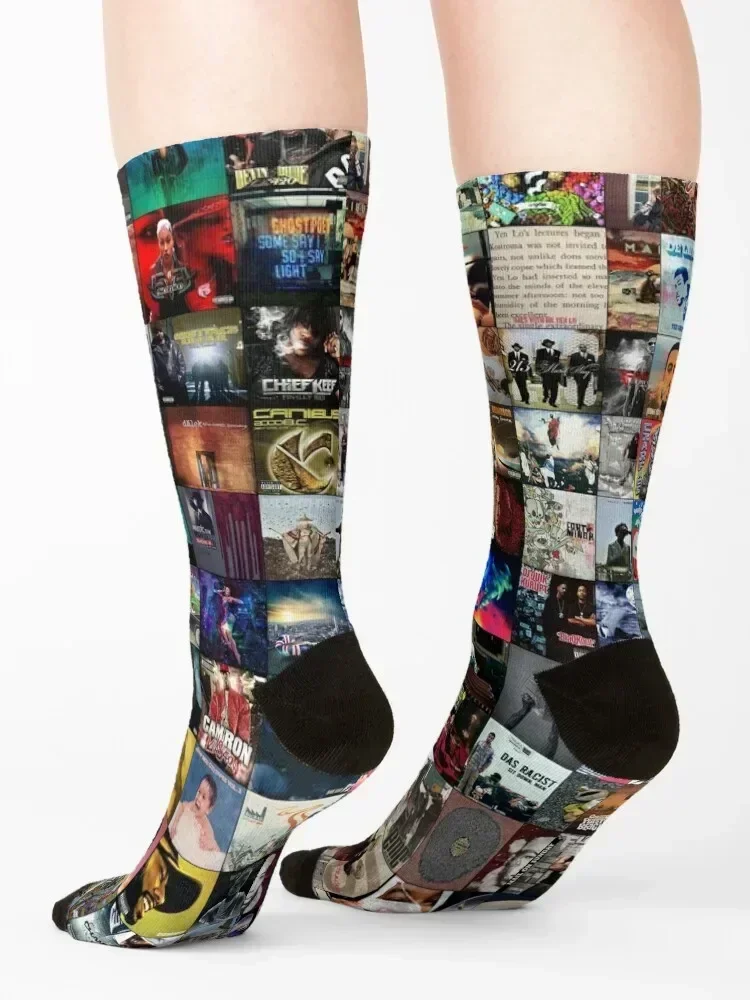 Rap Music Albums Socks luxury anime winter sports stockings Women Socks Men's
