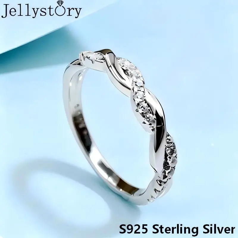 Trendy Trendy Shiny High Brightness 925 Silver Gold Plated Ring Suitable for Womens Wedding Rings Fashion Jewelry Gift - Aliexpress Deal