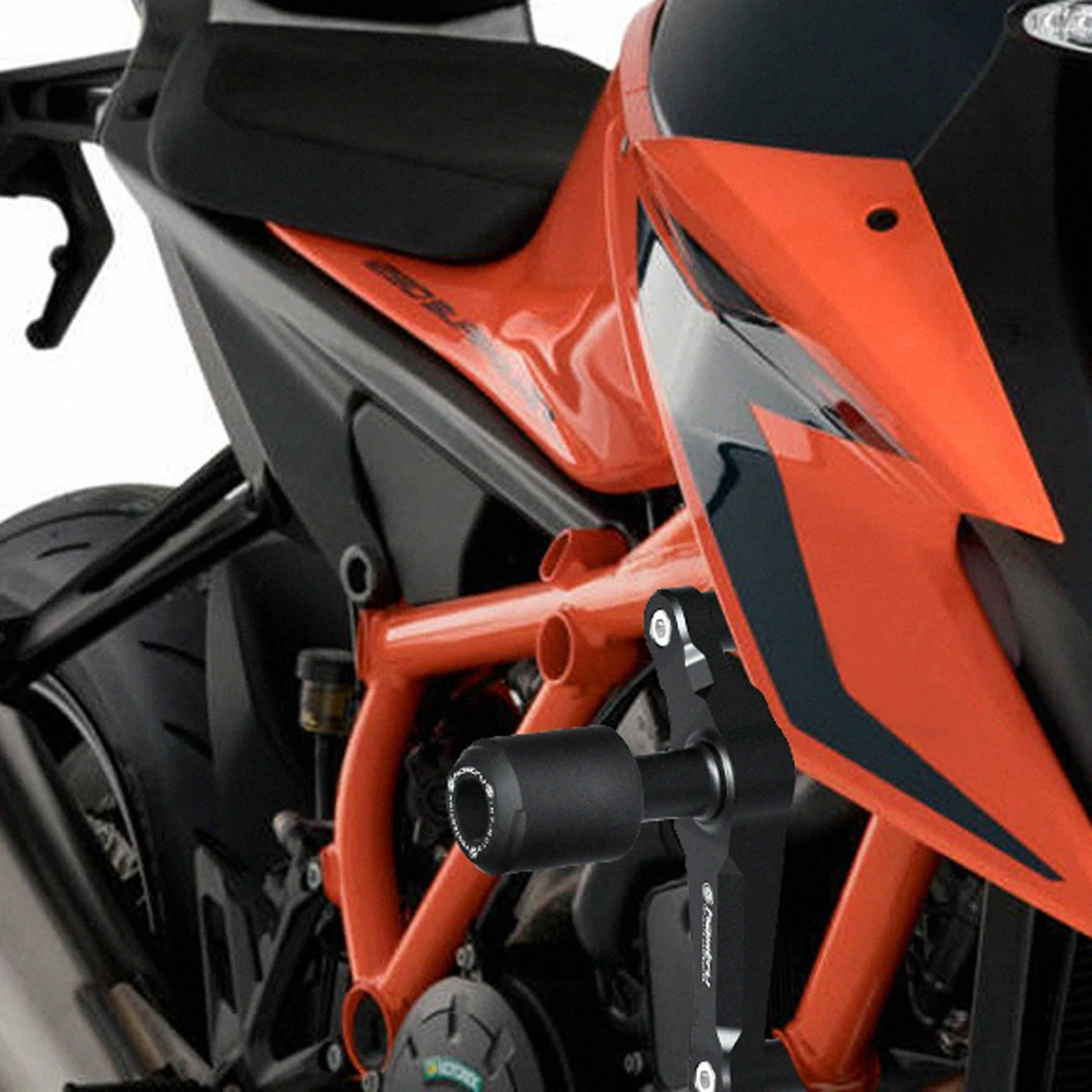 ل KTM 1290 سوبر ديوك R / RR / EVO 2020-2024 دراجة نارية الإطار المتزلجون تحطم حامي السقوط الحماية