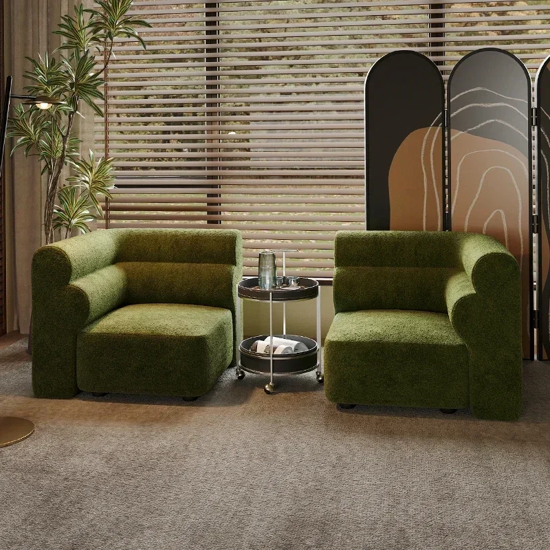 Medieval leisure sofa chair creative module square free combination bed and breakfast apartment